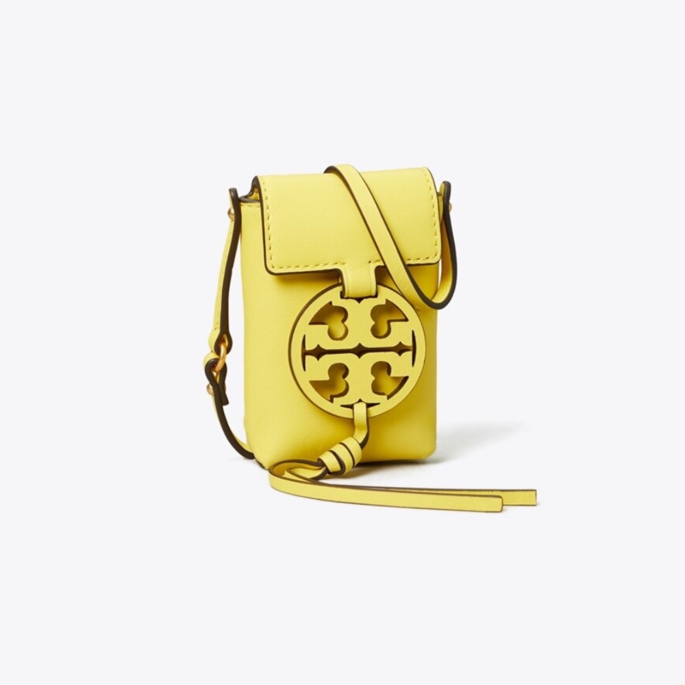 Tory Burch Miller Nano Crossbody in Electric Yellow